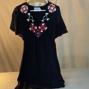 EUC woman’s Judith march embroidered dress